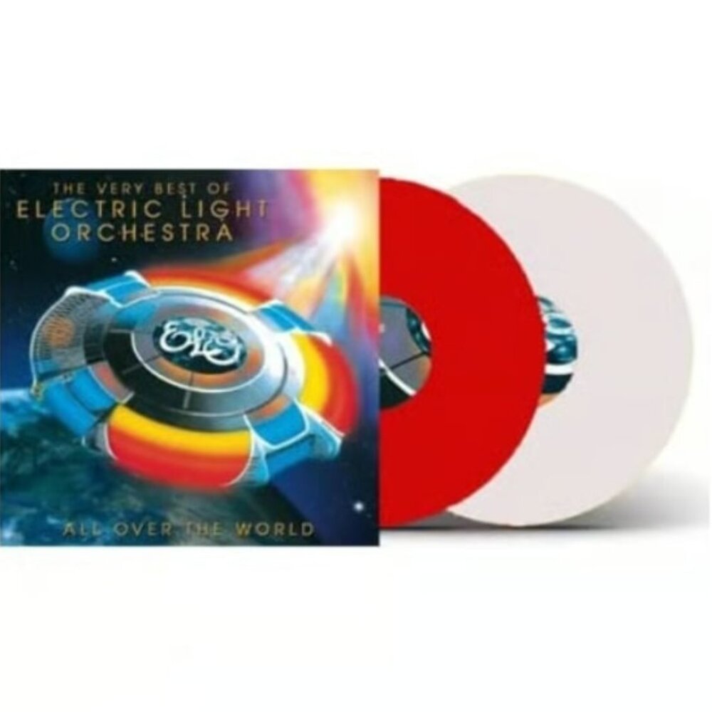 ELO All Over The World 2-LP ~ Exclusive Colored Vinyl (1 Red, 1 White) ~ Sealed!
